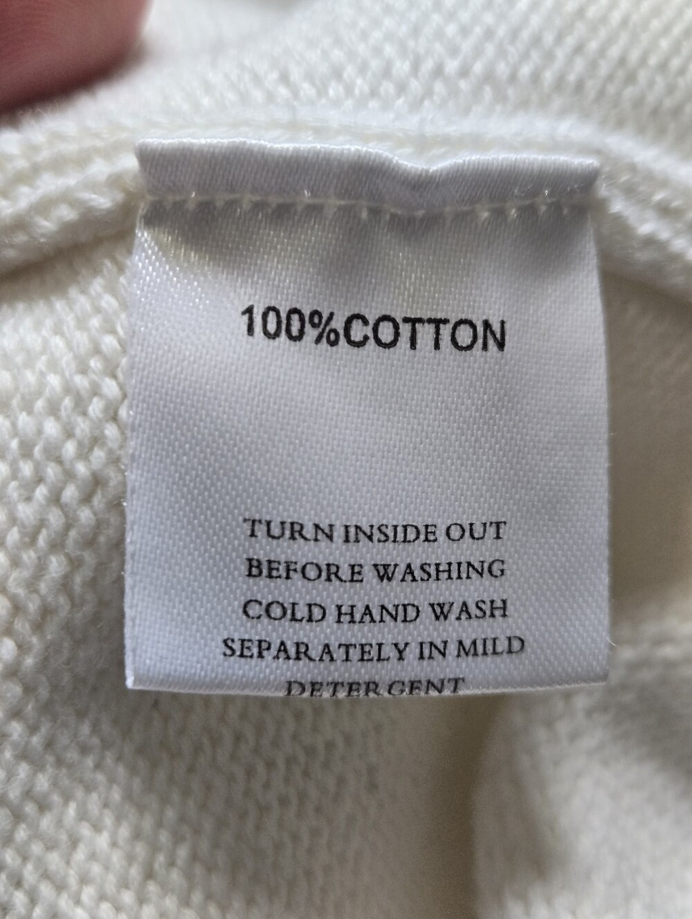 Sabo Australia White Knit Short Sleeve Button-Front Sweater Cardigan. Large - Picture 10 of 13